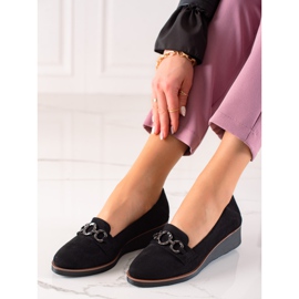 Zapatos VINCEZA de ante negro 3