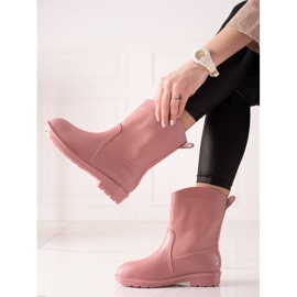 Bona Botas de agua rosas informales rosado 2