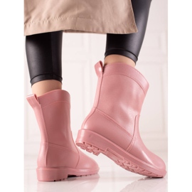 Bona Botas de agua rosas informales rosado 3