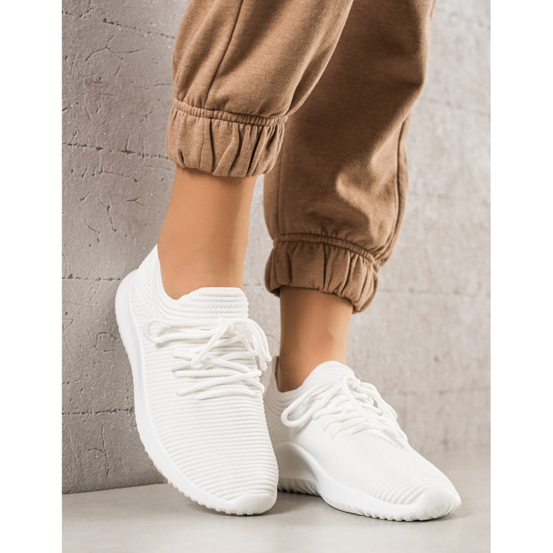 TRENDI Zapatillas deportivas ligeras blanco 1