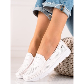 Goodin Mocasines Ligeros En La Plataforma blanco 3