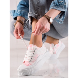 Seastar Zapatillas de deporte de moda en una plataforma ancha blanco 1