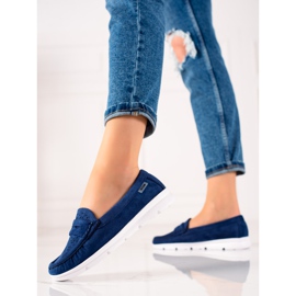 Goodin Mocasines Con Estampado Calado azul marino 2