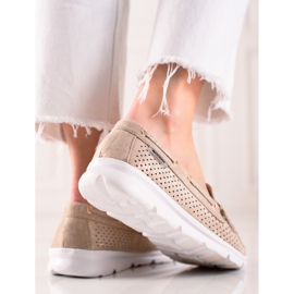Goodin Mocasines Ligeros En La Plataforma beige 4