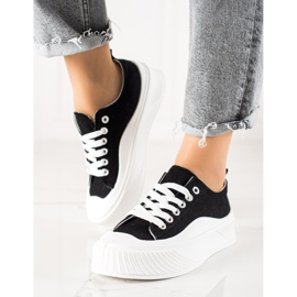 Seastar Zapatillas negras en la plataforma negro 2