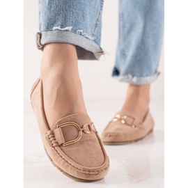 Seastar Mocasines casual con adorno beige 2