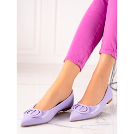 Seastar Bailarinas violetas con adorno 2