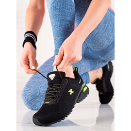TRENDI Zapatos De Trekking Con Inserciones De Neón negro 1