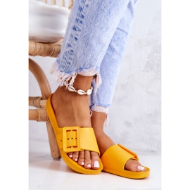 Pantuflas Mujer Big Star con Hebilla FF274A393 Naranja 1