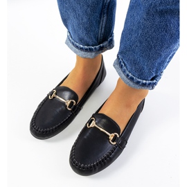 Mocasines negros de mujer de Ilana 2