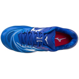 Zapatillas de interior Mizuno Wave Fang Nx M 71GA205022 blanco azul 2