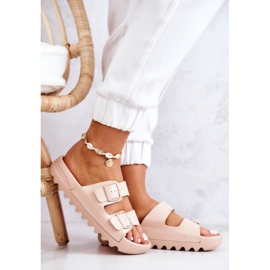 PS1 Zapatillas De Goma Sobre Plataforma Beige Westie 1