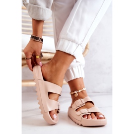 PS1 Zapatillas De Goma Sobre Plataforma Beige Westie 3