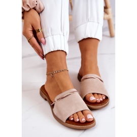 Pantuflas Ante Lewski Shoes 3047 Beige 3