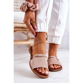 Pantuflas Ante Lewski Shoes 3047 Beige 1