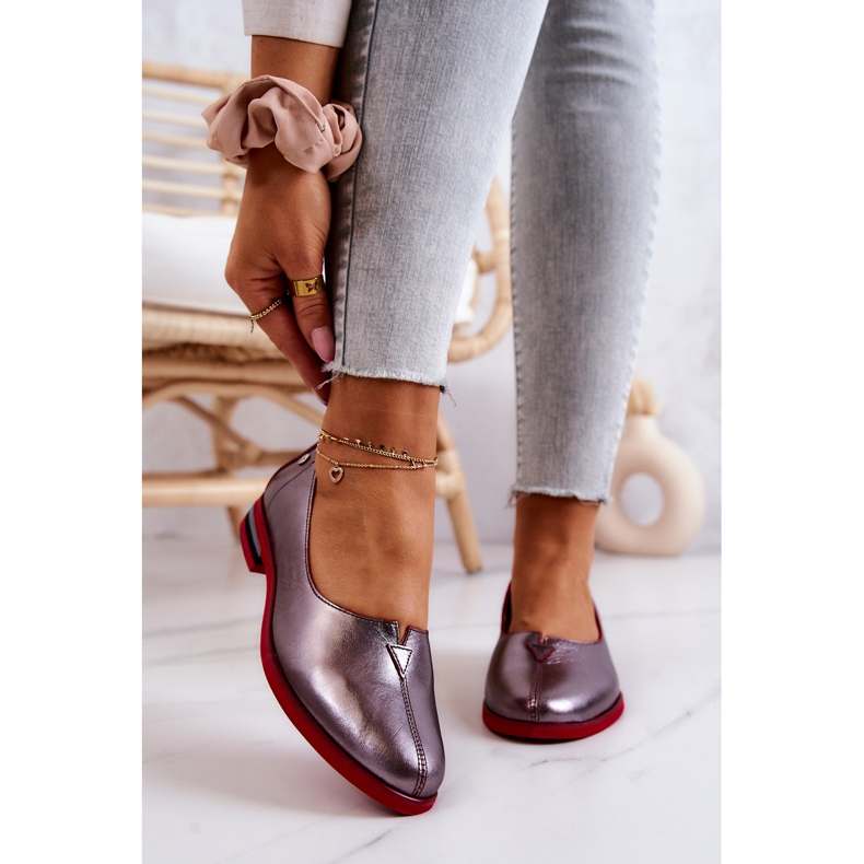 Zapatos de cuero Maciejka Plata 05035-42 multicolor 2