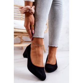 Zapatos De Salón En Ante Bar Sergio Leone PB291 Negro 2