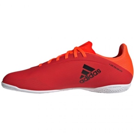 Botas de fútbol Adidas X Speedflow.4 In M FY3346 rojo naranjas y tintos 1