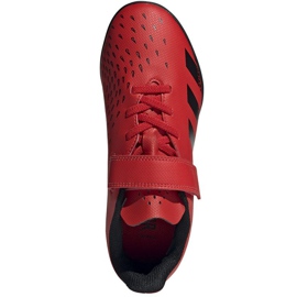 Botas de fútbol adidas Predator Freak.4 H&amp;L Tf Jr FY6323 multicolor naranjas y tintos 2