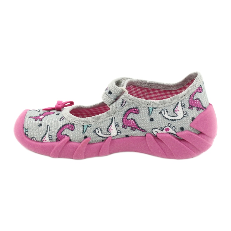 Calzado infantil befado 109P204 rosa plata gris 2