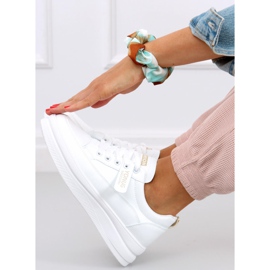 Zapatillas de mujer Bastu Beige blanco 2