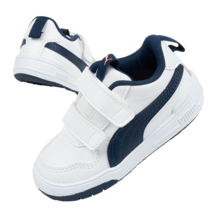 Puma Multiflex Jr 380741 07 blanco azul marino 1