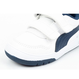 Puma Multiflex Jr 380741 07 blanco azul marino 3