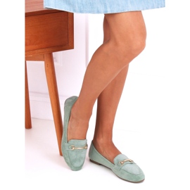 Verde Mocasines de mujer 88-385 Verde 1