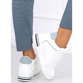 Zapatillas con cuña oculta Izumi BLANCO / AZUL 4