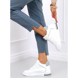 Zapatillas con cuña oculta Izumi BLANCO / AZUL 3