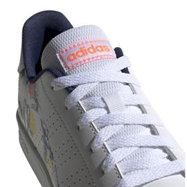 Zapatillas Adidas Advantage K Jr EG2000 blanco 3