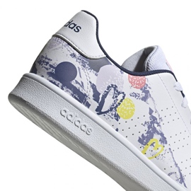 Zapatillas Adidas Advantage K Jr EG2000 blanco 4