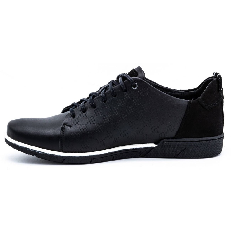 Polbut Zapatos casual hombre piel 2114 negro 1