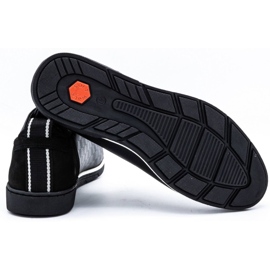 Polbut Zapatos casual hombre piel 2114 negro 4