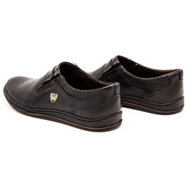 Polbut Zapatos de cuero para hombre 362 performance kabir. negro 7