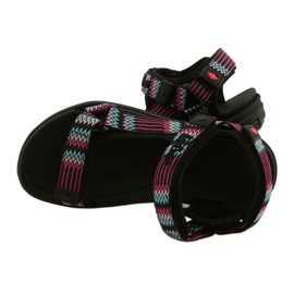 Sandalias deportivas con inserto de espuma Lee Cooper LCW-22-34-0948L negro rosa verde 5