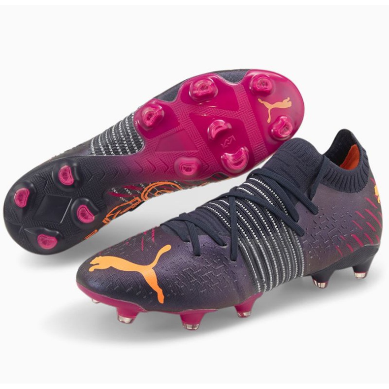 Botas de fútbol Puma Futuro Z 1.2 FG / AG M 106476 05 violeta rosas y morados 1