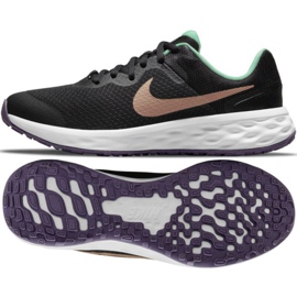 Nike Revolution 6 Jr DD1096 005 zapatillas de running negro 1