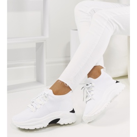 Deportivas blancas de mujer de Barraza blanco 1