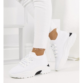 Deportivas blancas de mujer de Barraza blanco 2