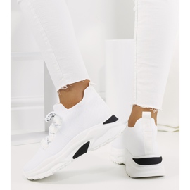 Deportivas blancas de mujer de Barraza blanco 3