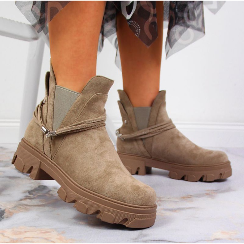 Botas jodhpur Filippo W PAW317 beige 2