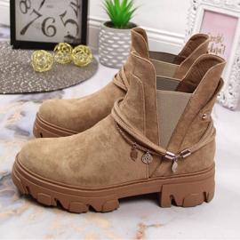 Botas jodhpur Filippo W PAW317 beige 4