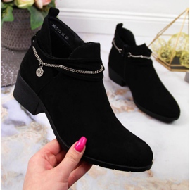 Negro Botas con cadena Filippo W PAW318A negro 1