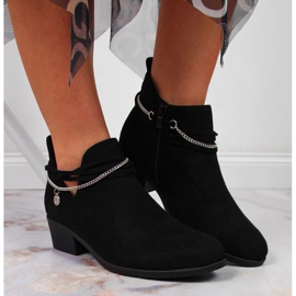 Negro Botas con cadena Filippo W PAW318A negro 3