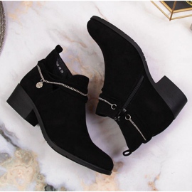 Negro Botas con cadena Filippo W PAW318A negro 5