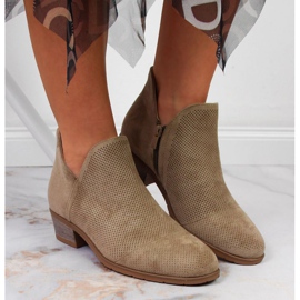 Botas caladas Filippo W PAW319B beige 3