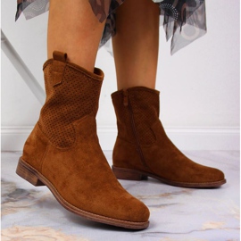 Botas caladas S. Barski W OLI140A camel marrón 2