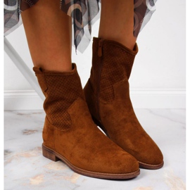 Botas caladas S. Barski W OLI140A camel marrón 3