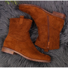 Botas caladas S. Barski W OLI140A camel marrón 4